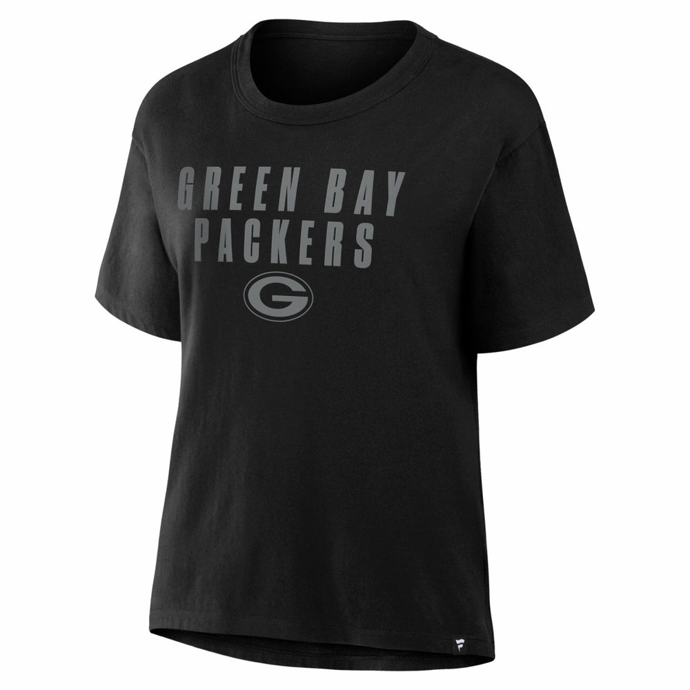 Green Bay Packers Women's Blackout Kneel Down Legacy T-Shirt | NFL US