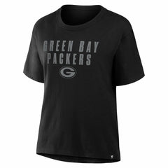 Green Bay Packers Women's Blackout Kneel Down Legacy T-Shirt | NFL US
