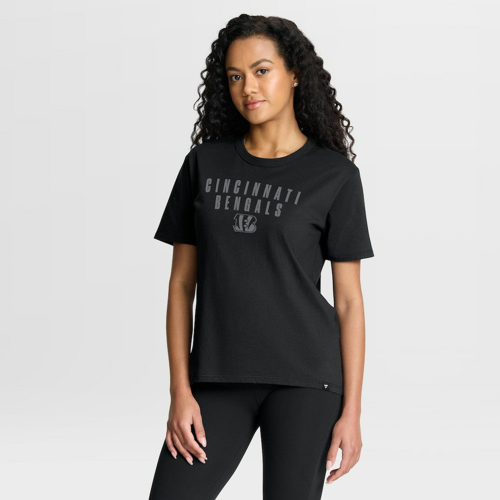 Cincinnati Bengals Women's Blackout Kneel Down Legacy T-Shirt | NFL US