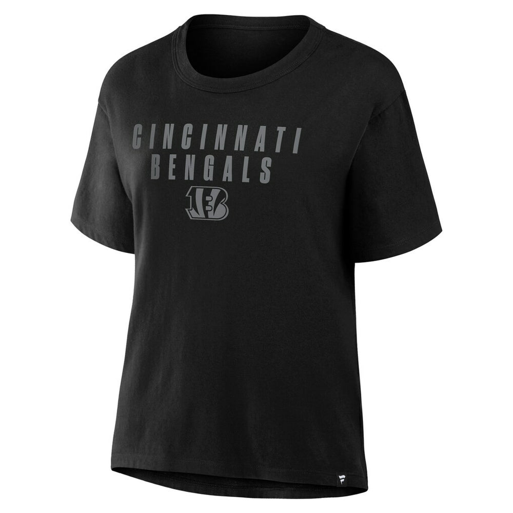 Cincinnati Bengals Women's Blackout Kneel Down Legacy T-Shirt | NFL US