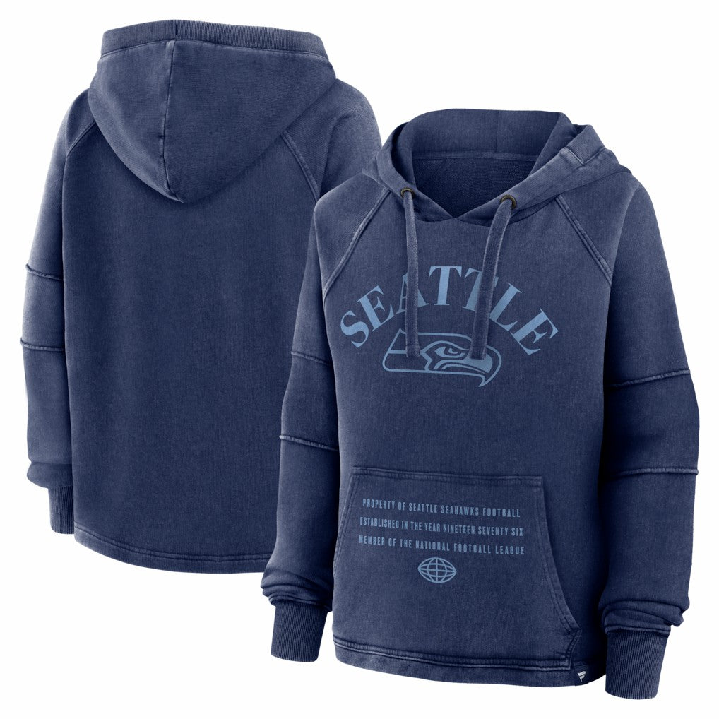 Seattle Seahawks Women's Oversized Raglan Gridiron Hoodie | NFL Near me
