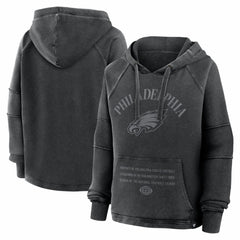 Philadelphia Eagles Women's Oversized Raglan Gridiron Hoodie | NFL Outlet