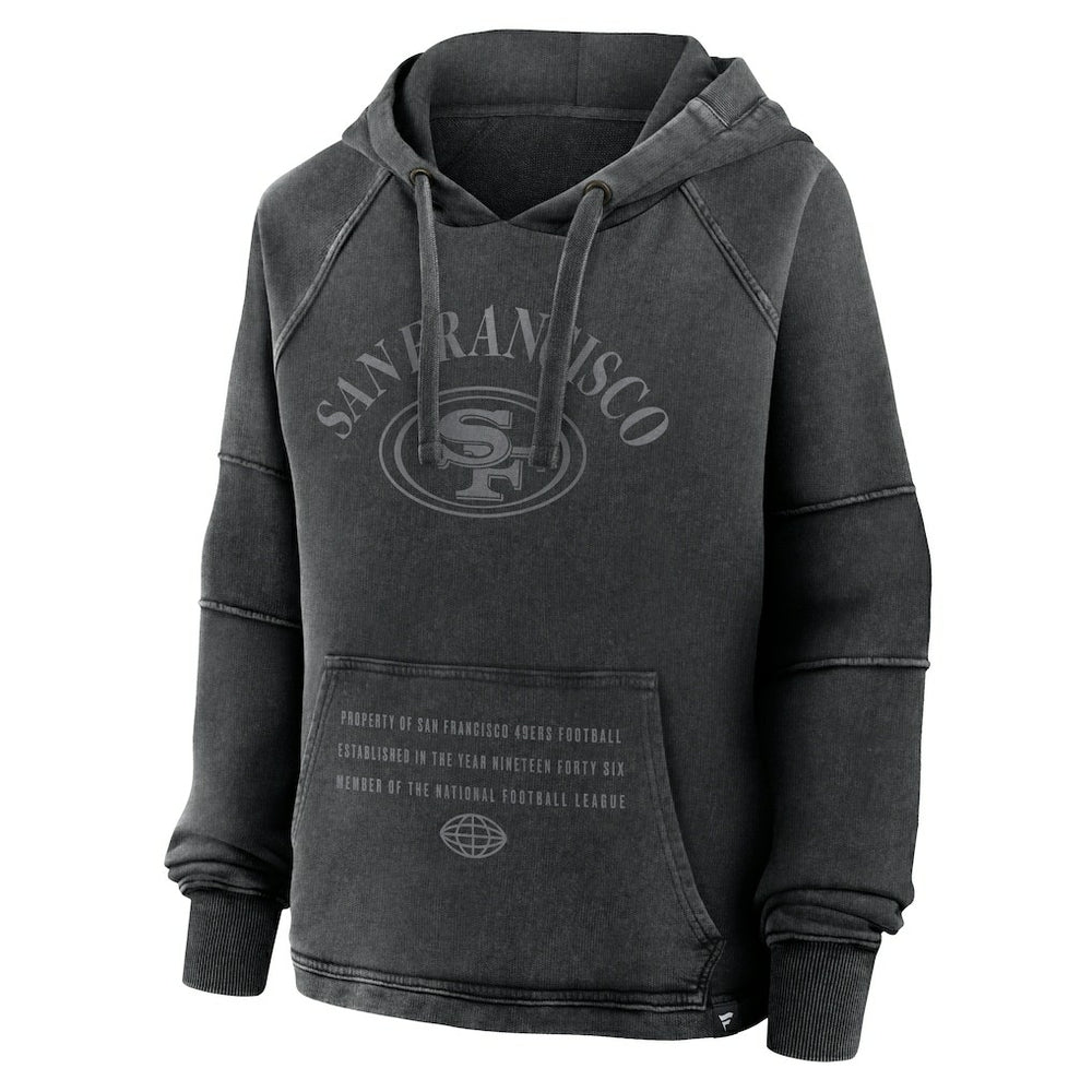 San Francisco 49ers Women's Oversized Raglan Gridiron Hoodie | NFL Hot
