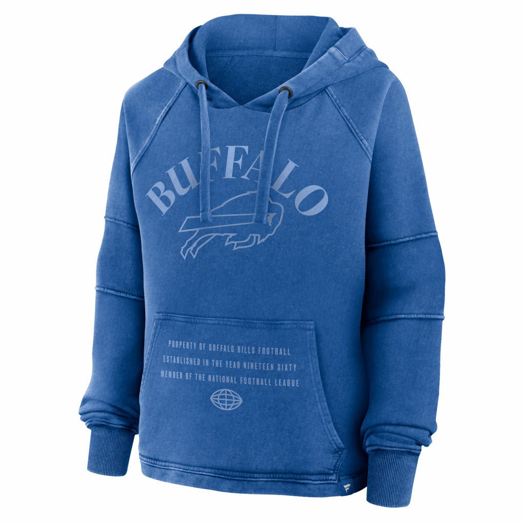 Buffalo Bills Women's Oversized Raglan Gridiron Hoodie | NFL On sale