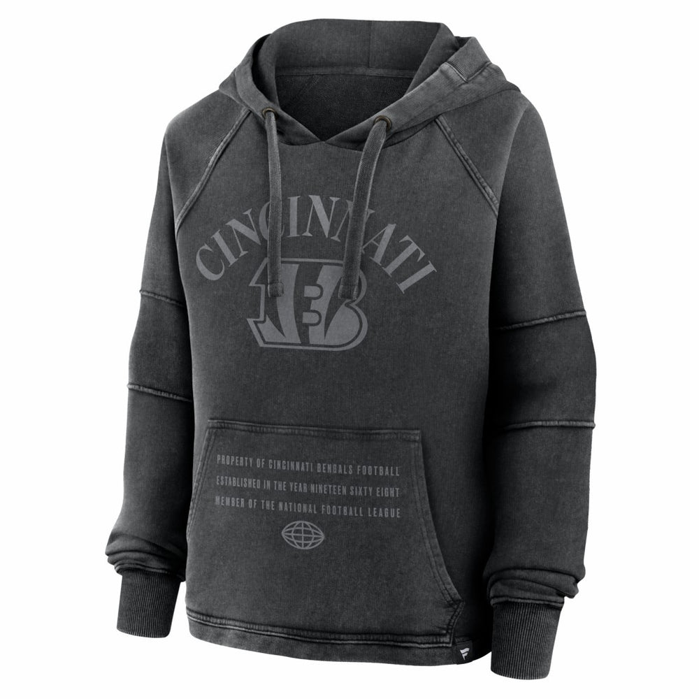 Cincinnati Bengals Women's Oversized Raglan Gridiron Hoodie | NFL Discount