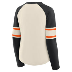 Cincinnati Bengals Women's Hometown Gridiron Hero Raglan Lace-Up V-Neck Long Sleeve T-Shirt | NFL Near me