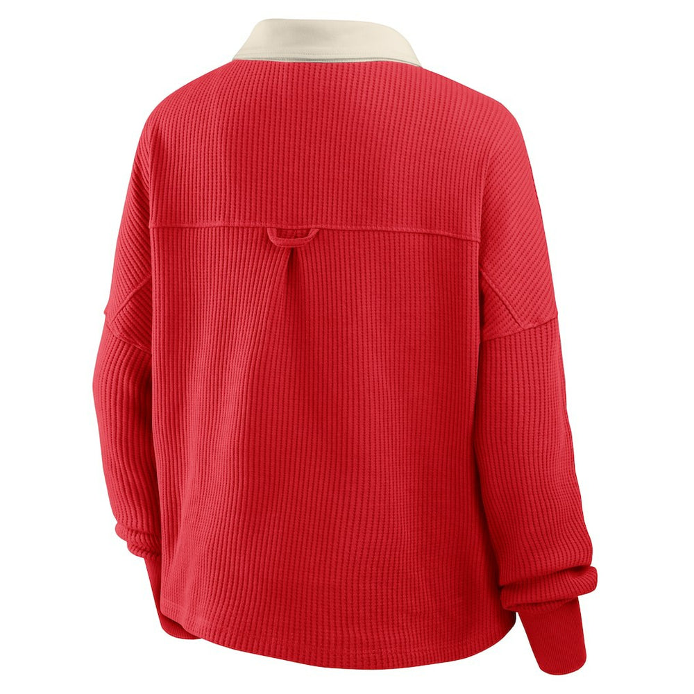 San Francisco 49ers Women's Oversized Hometown Premium Thermal Long Sleeve Shirt | NFL New