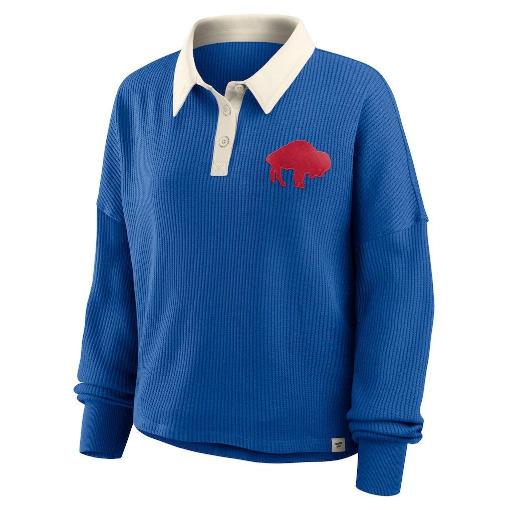 Buffalo Bills Women's Oversized Hometown Premium Thermal Long Sleeve Shirt | NFL Hot