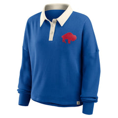 Buffalo Bills Women's Oversized Hometown Premium Thermal Long Sleeve Shirt | NFL Hot
