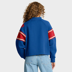Buffalo Bills Oversized Hometown Toss Sweep Mock Neck Pullover | NFL On sale