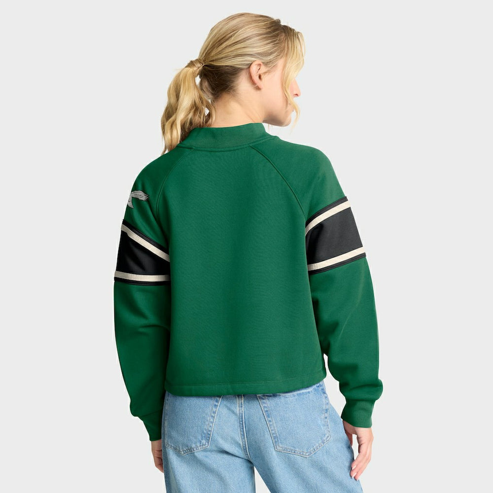 Philadelphia Eagles Oversized Hometown Toss Sweep Mock Neck Pullover | NFL New
