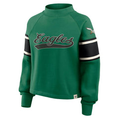 Philadelphia Eagles Oversized Hometown Toss Sweep Mock Neck Pullover | NFL New