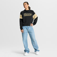 New Orleans Saints Oversized Hometown Toss Sweep Mock Neck Pullover | NFL Discount