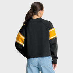 Pittsburgh Steelers Oversized Hometown Toss Sweep Mock Neck Pullover | NFL Hot