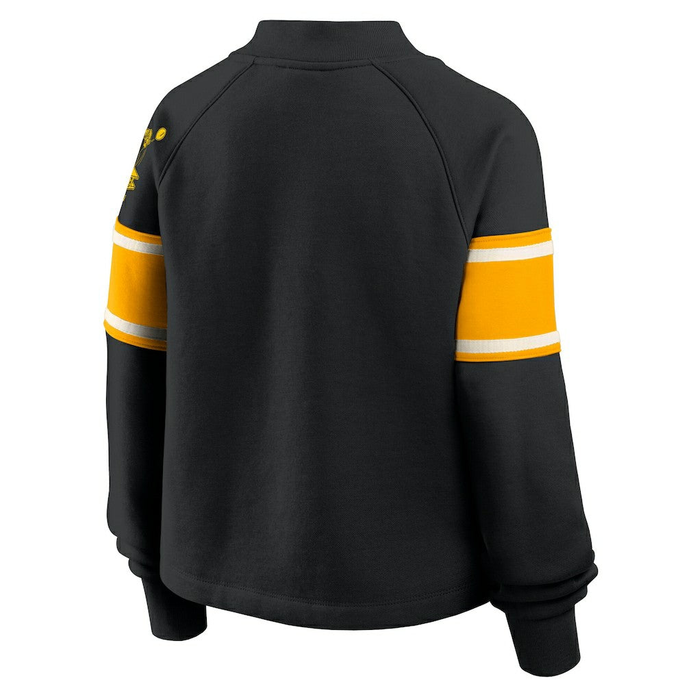 Pittsburgh Steelers Oversized Hometown Toss Sweep Mock Neck Pullover | NFL Hot