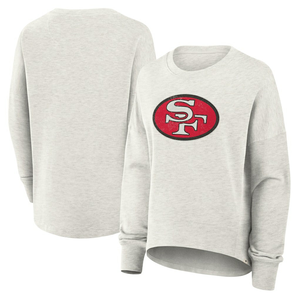 San Francisco 49ers Women's Oversized Hometown Pullover Sweatshirt | NFL Outlet