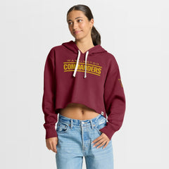 Washington Commanders Women's Oversized Hometown Heritage Cropped Hoodie | NFL US
