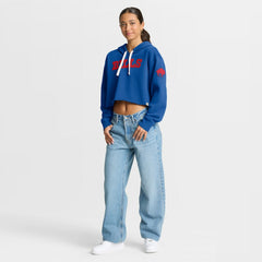 Buffalo Bills Women's Oversized Hometown Heritage Cropped Hoodie | NFL Near me