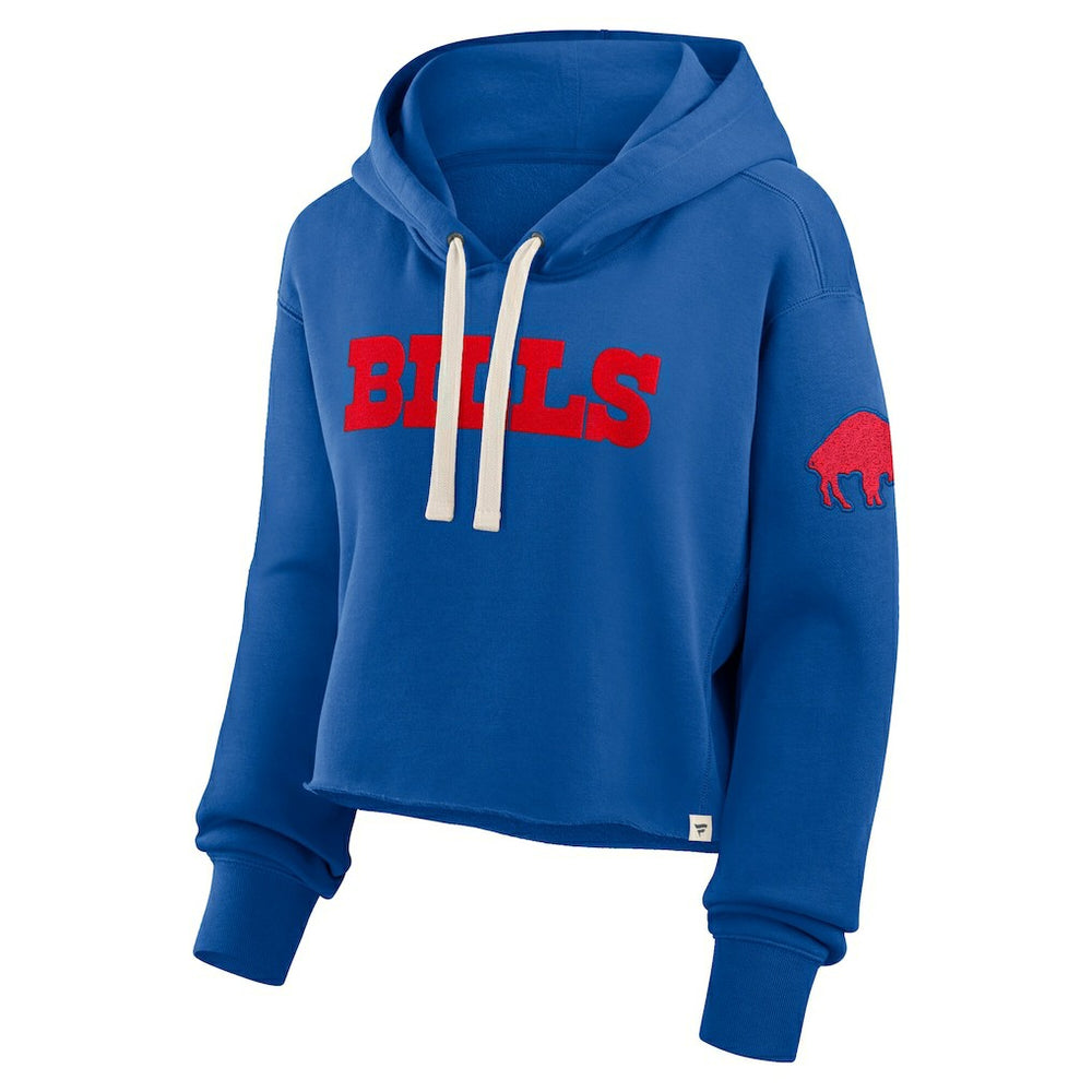 Buffalo Bills Women's Oversized Hometown Heritage Cropped Hoodie | NFL Near me