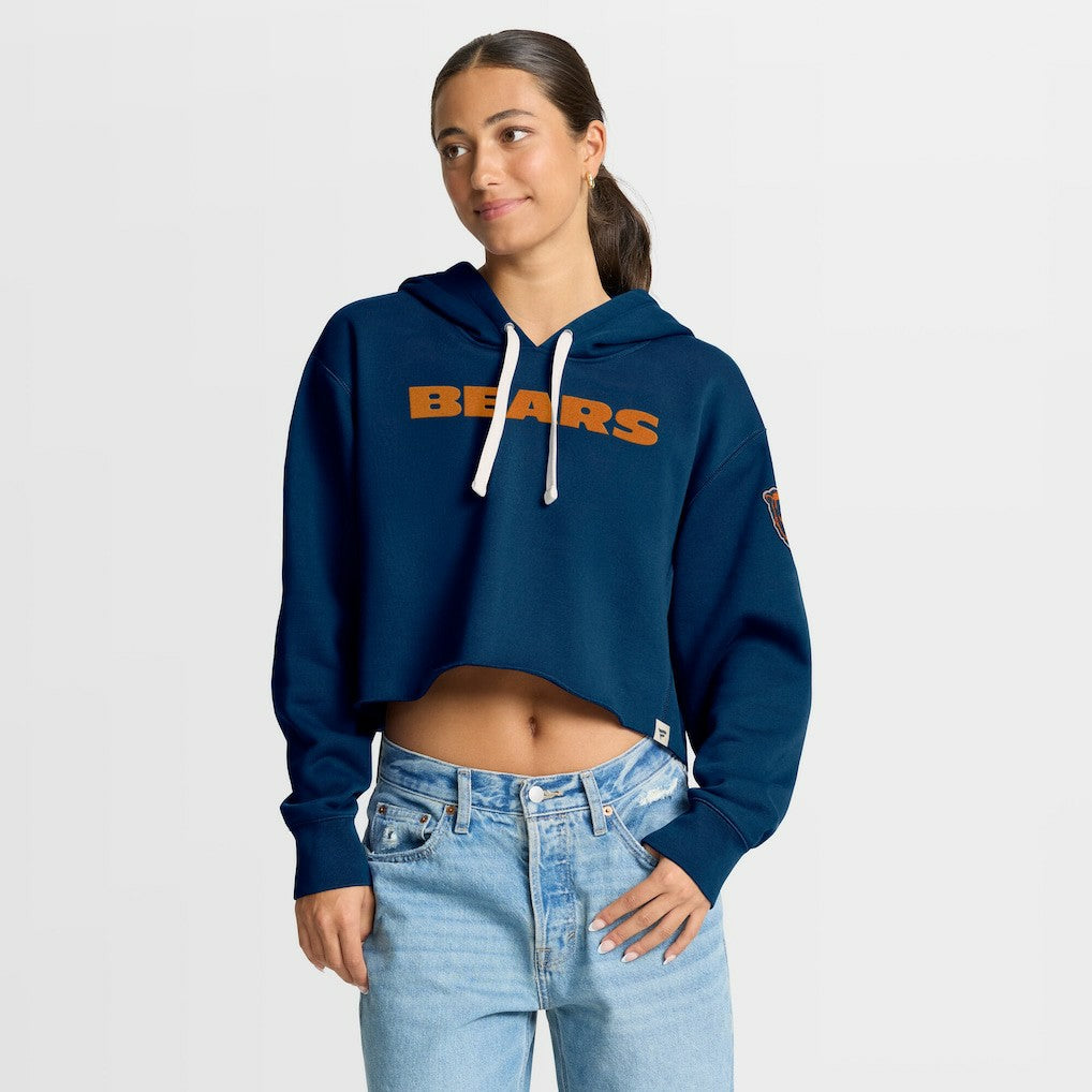 Chicago Bears Women's Oversized Hometown Heritage Cropped Hoodie | NFL Online