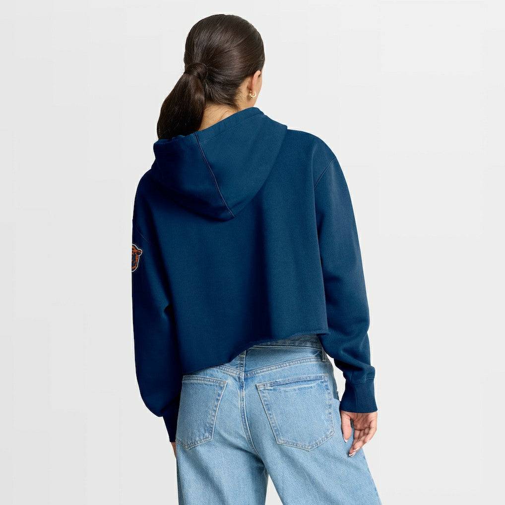 Chicago Bears Women's Oversized Hometown Heritage Cropped Hoodie | NFL Online