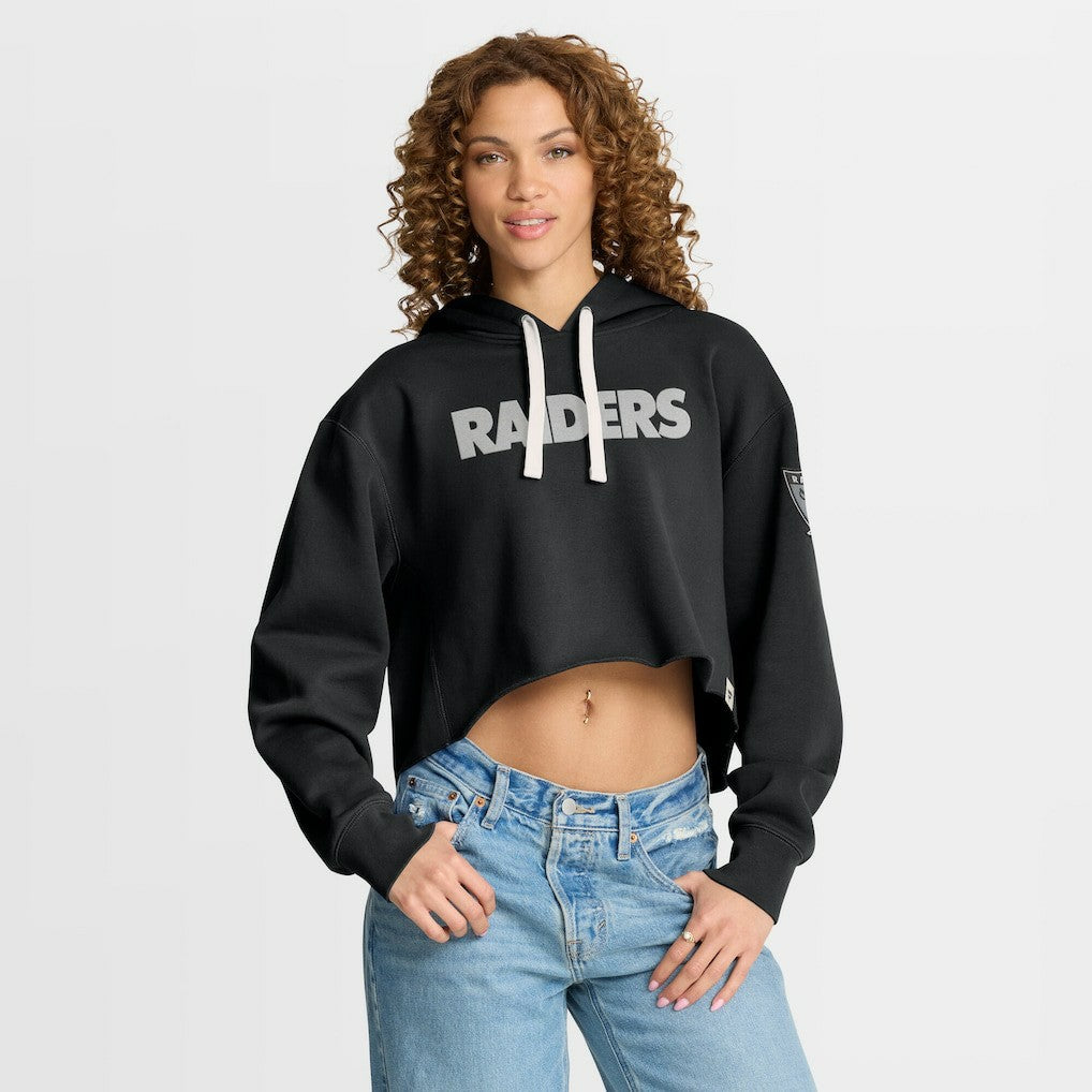 Las Vegas Raiders Women's Oversized Hometown Heritage Cropped Hoodie | NFL Hot