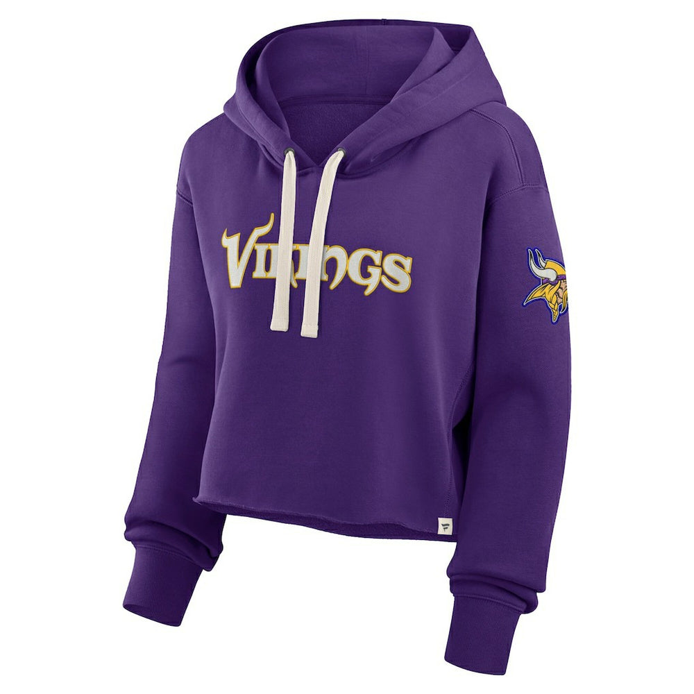 Minnesota Vikings Women's Oversized Hometown Heritage Cropped Hoodie | NFL Hot