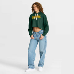 Green Bay Packers Women's Oversized Hometown Heritage Cropped Hoodie | NFL On sale