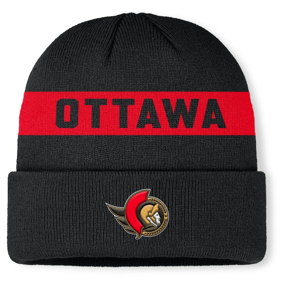 Ottawa Senators Fanatics Authentic Pro Rink Cuffed Knit Hat -  NHL Hats