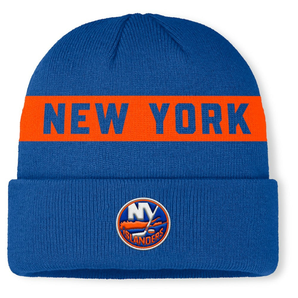 New York Islanders Fanatics Authentic Pro Rink Cuffed Knit Hat -  NHL Hats