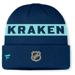 Seattle Kraken Fanatics Authentic Pro Rink Cuffed Knit Hat -  NHL Hats