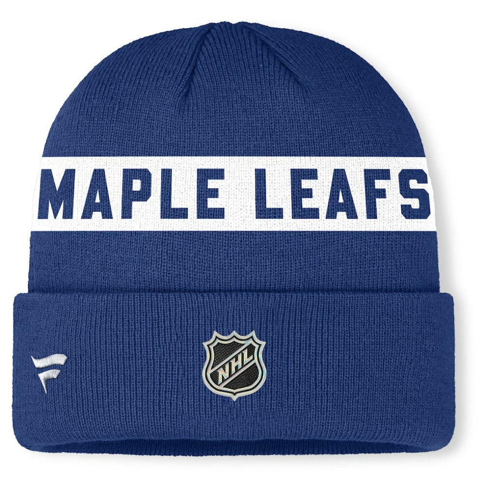 Toronto Maple Leafs Fanatics Authentic Pro Rink Cuffed Knit Hat -  NHL Hats