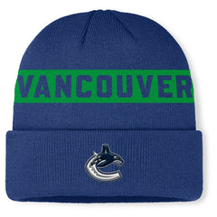 Vancouver Canucks Fanatics Authentic Pro Rink Cuffed Knit Hat -  NHL Hats