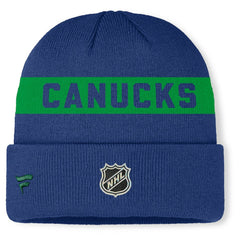Vancouver Canucks Fanatics Authentic Pro Rink Cuffed Knit Hat -  NHL Hats
