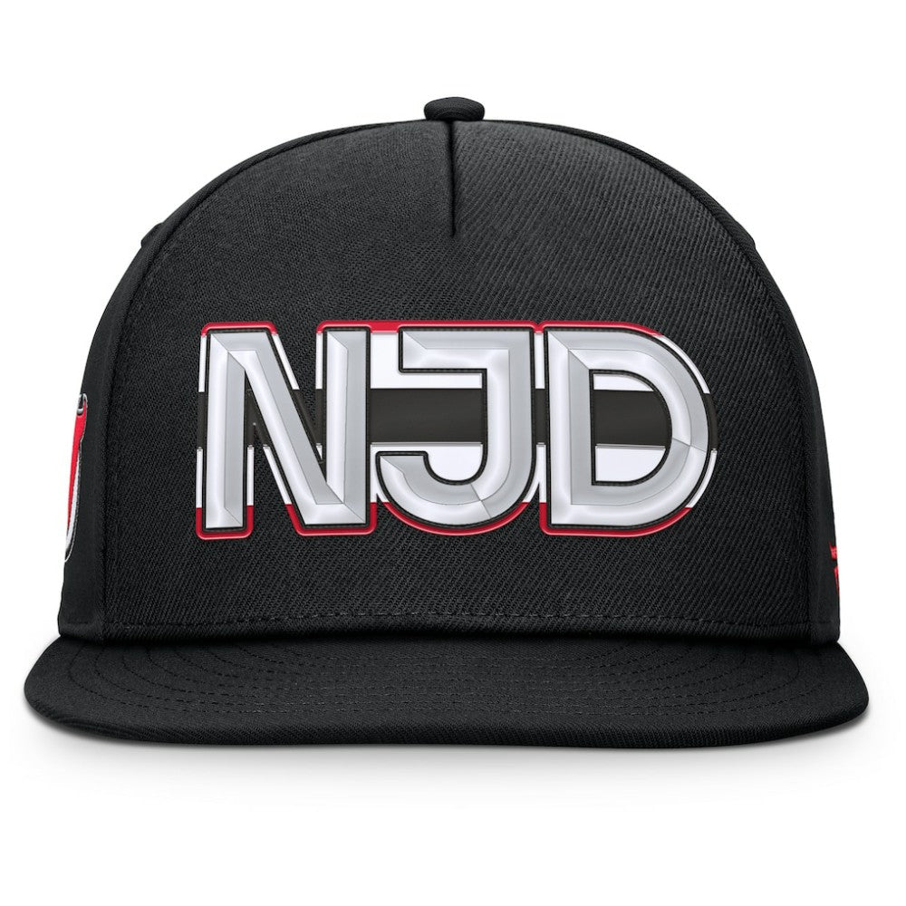 New Jersey Devils Fanatics Authentic Pro Rink Team Code Snapback Hat -  NHL Jerseys