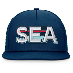 Seattle Kraken Fanatics Authentic Pro Rink Team Code Snapback Hat -  NHL Hats