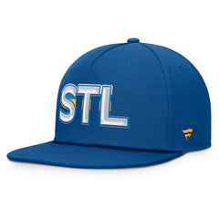 St. Louis Blues Fanatics Authentic Pro Rink Team Code Snapback Hat -  NHL Hats