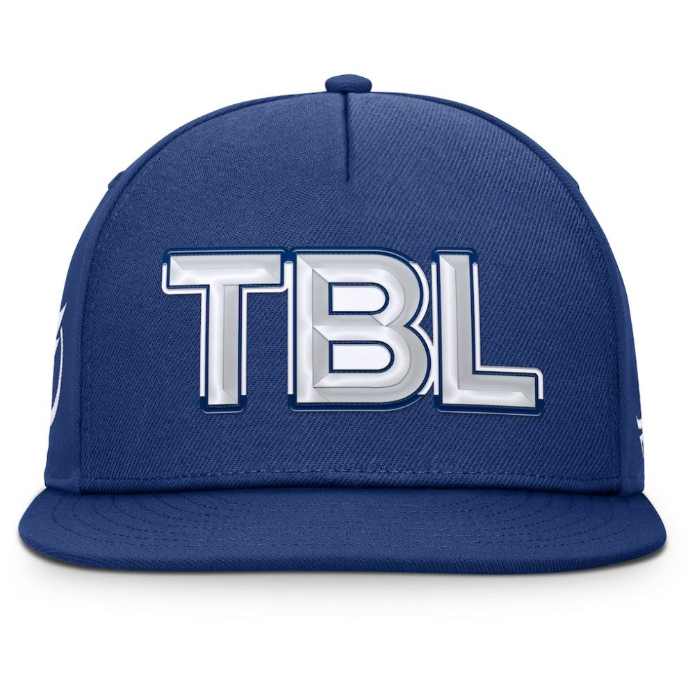 Tampa Bay Lightning Fanatics Authentic Pro Rink Team Code Snapback Hat -  NHL Hats