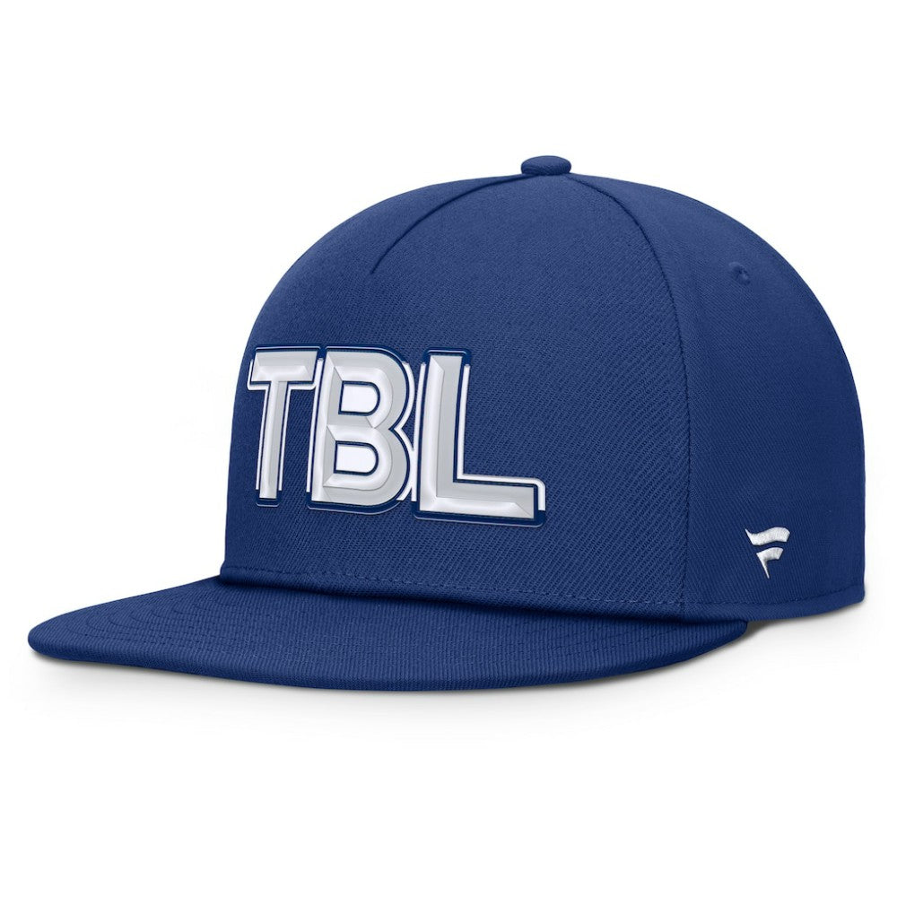 Tampa Bay Lightning Fanatics Authentic Pro Rink Team Code Snapback Hat -  NHL Hats