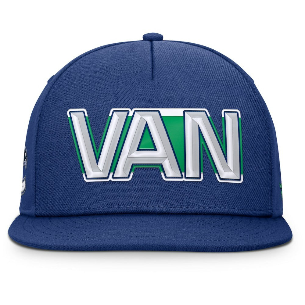 Vancouver Canucks Fanatics Authentic Pro Rink Team Code Snapback Hat -  NHL Hats
