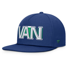 Vancouver Canucks Fanatics Authentic Pro Rink Team Code Snapback Hat -  NHL Hats
