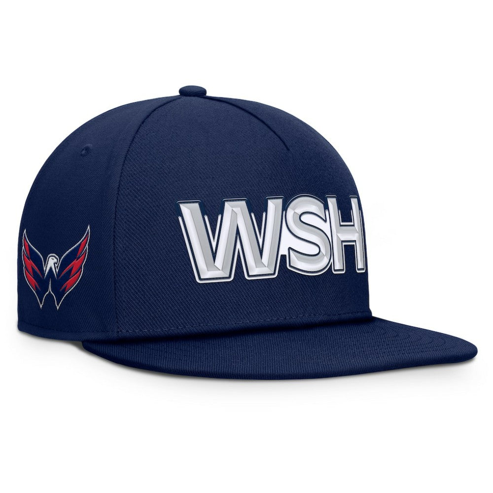 Washington Capitals Fanatics Authentic Pro Rink Team Code Snapback Hat -  NHL Hats