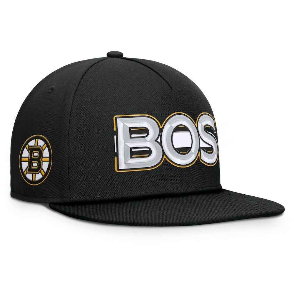 Boston Bruins Fanatics Authentic Pro Rink Team Code Snapback Hat -  NHL Hats
