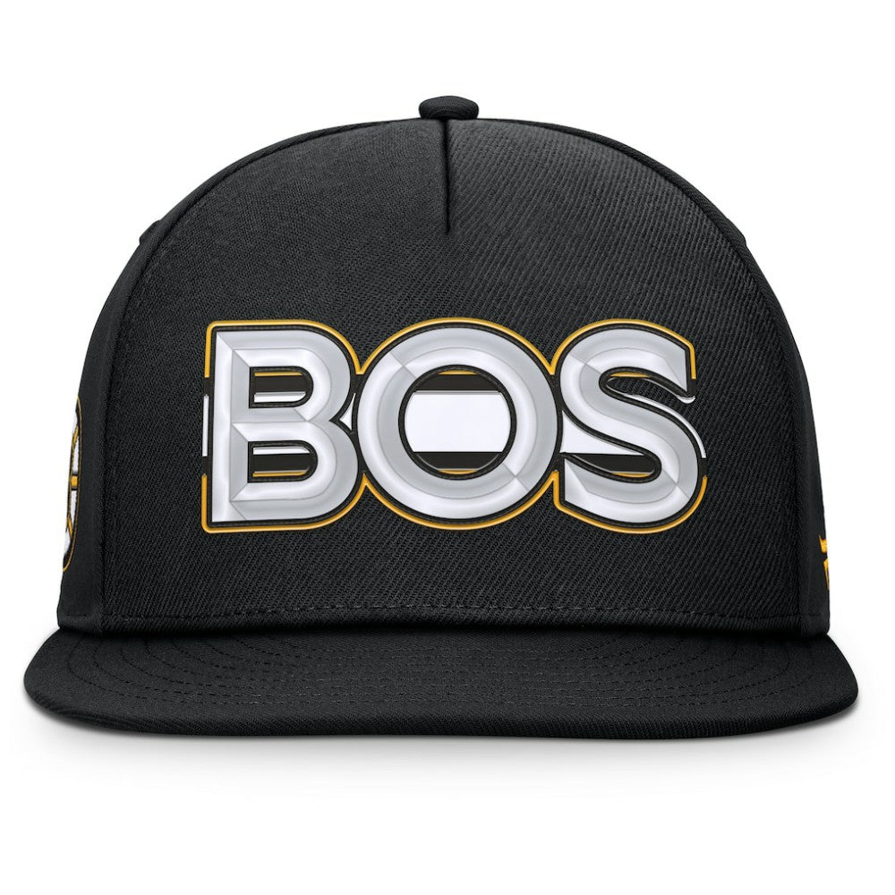 Boston Bruins Fanatics Authentic Pro Rink Team Code Snapback Hat -  NHL Hats