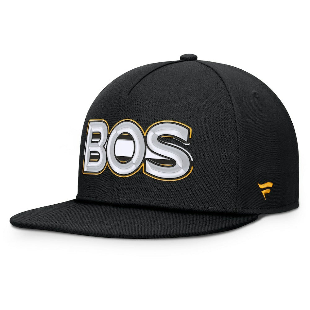 Boston Bruins Fanatics Authentic Pro Rink Team Code Snapback Hat -  NHL Hats