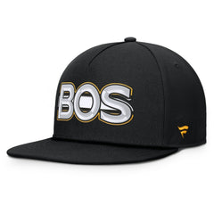 Boston Bruins Fanatics Authentic Pro Rink Team Code Snapback Hat -  NHL Hats