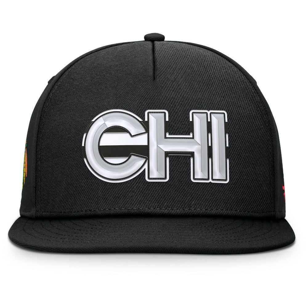 Chicago Blackhawks Fanatics Authentic Pro Rink Team Code Snapback Hat -  NHL Hats