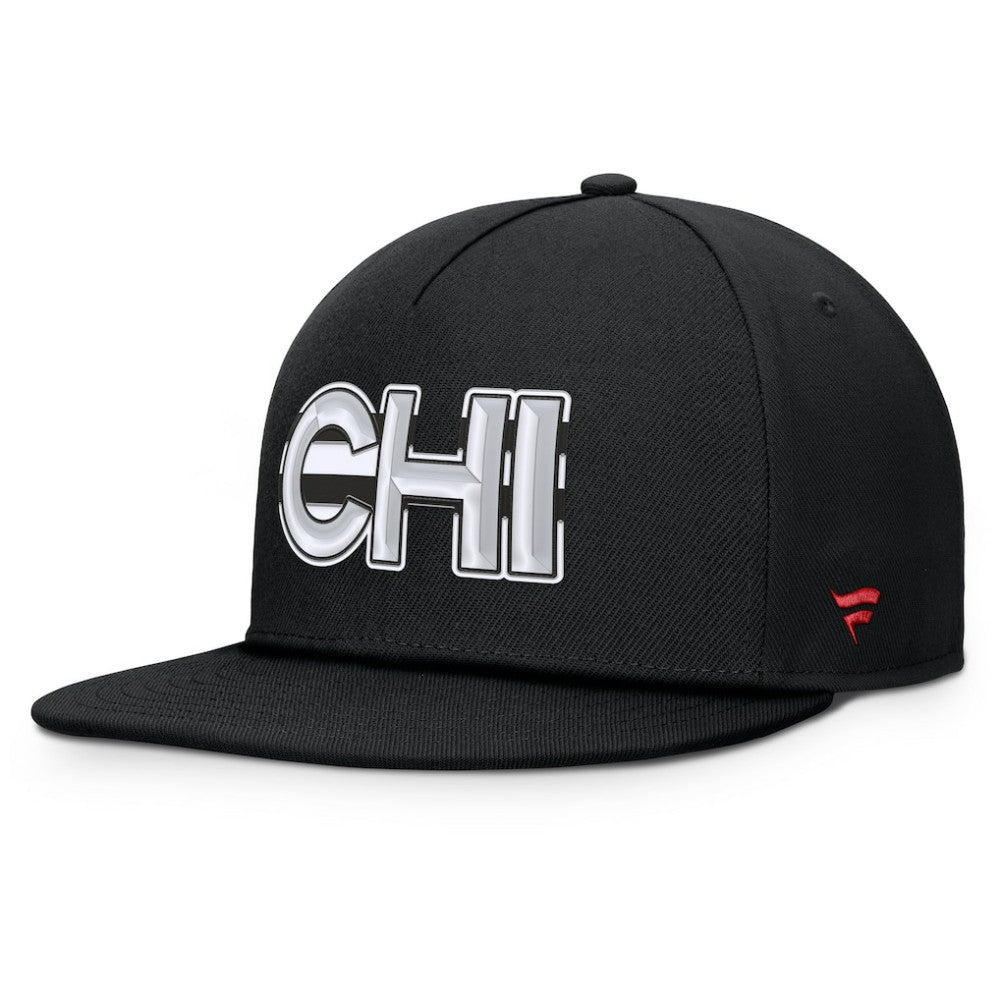 Chicago Blackhawks Fanatics Authentic Pro Rink Team Code Snapback Hat -  NHL Hats