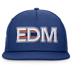 Edmonton Oilers Fanatics Authentic Pro Rink Team Code Snapback Hat -  NHL Hats