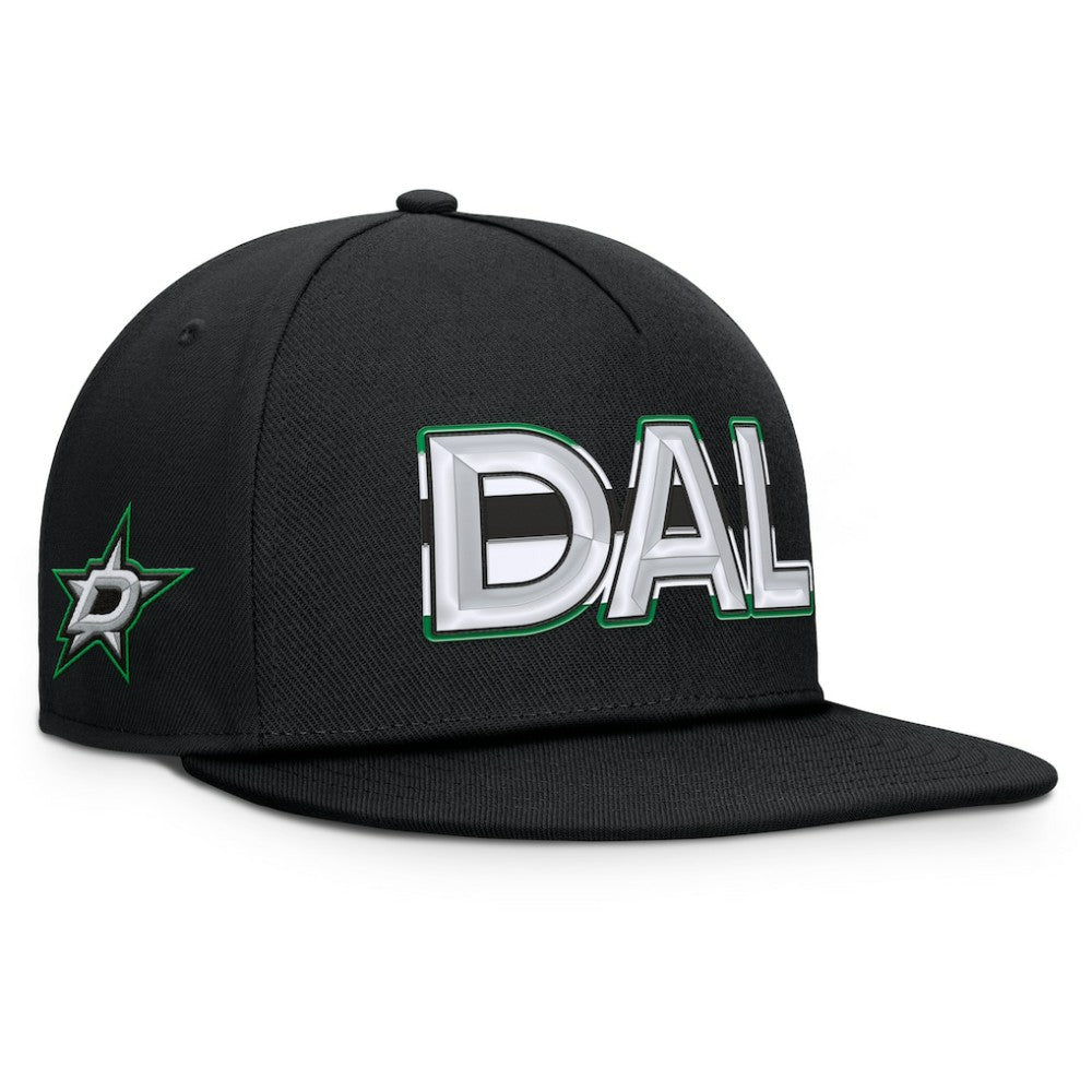 Dallas Stars Fanatics Authentic Pro Rink Team Code Snapback Hat -  NHL Hats